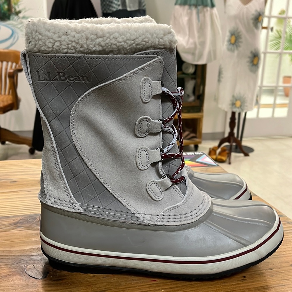 LL Bean boots.